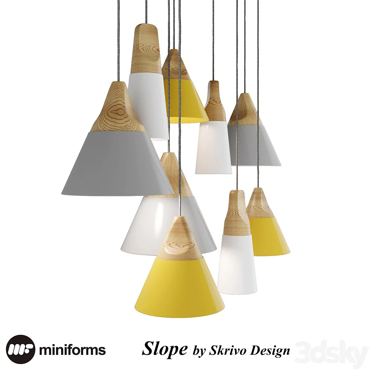 Slope Lamp by Skrivo Design